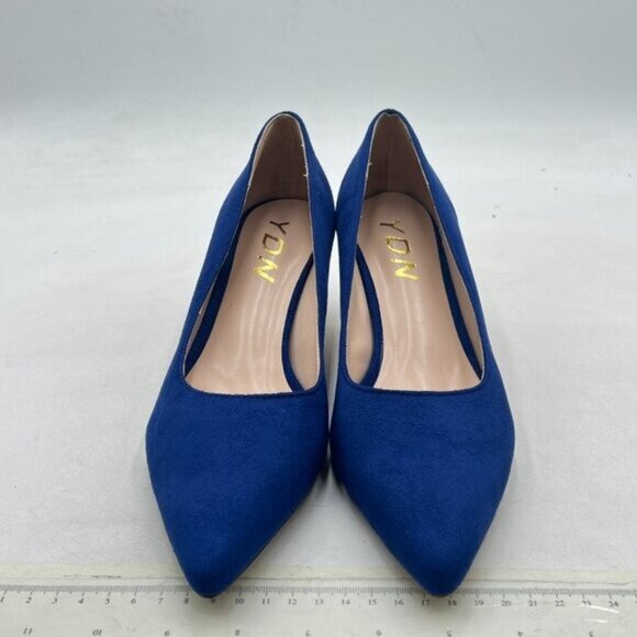 YDN Royal Blue Kitten Heels - Picture 3 of 8
